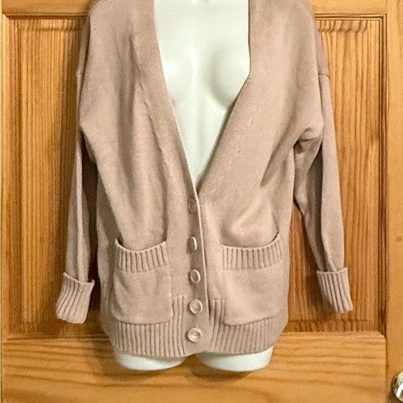 Like new pac-sun Love by Lottie Moss Button Front Cardigan camel rose xs - Picture 5 of 5